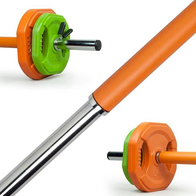 ગ્રુપ ફિટનેસ અને કાર્ડિયો પંપ માટે સંપૂર્ણ સ્ટુડિયો બાર્બેલ સેટ