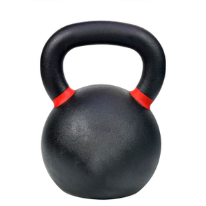 Klasična crno obojena kettlebell od livenog gvožđa 