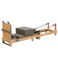 XYSFITNESS Oak wood foldable Pilates Reformer ya le kaya .