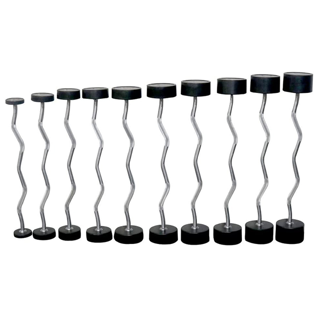 Kummist fikseeritud EZ Curl kangikomplekt (20-110 LB) | Eellaaditud rihvelriba