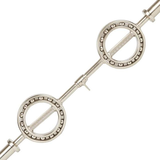 4ft Imikino Olempike Supra Curl Bar hamwe na 360 &deg; Kuzunguruka