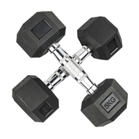 Set gumenih šesterokutnih bučica (1KG do 70KG, 3LB do 120LB)