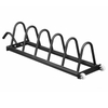 Estante para placas de parachoques horizontal con rodas