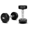 Set ya Dumbbells ezisiigiddwako kapiira ku mabbali 12 (2.5KG okutuuka ku 50KG)