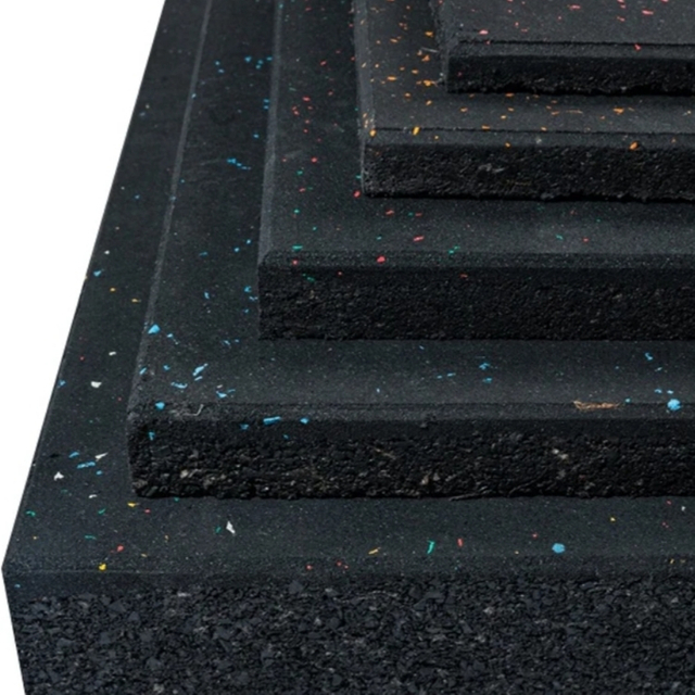 പ്രൊഫഷണൽ ഗ്രേഡ് EPDM റബ്ബർ ടൈലുകൾ