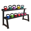Sleek & Heavy-Duty 2-دەرىجىلىك Kettlebell Rack