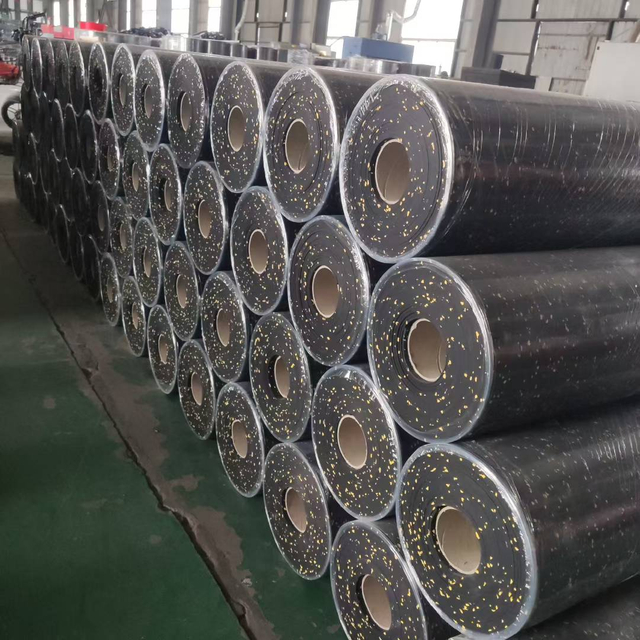 Garage venhimna Rubber Flooring Rolls siamna tur Gym Floor Mats rit tak tak te