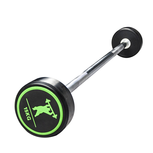 Kommercielle gummibelagte faste lige v&aelig;gtst&aelig;nger (10-55 kg)