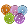 Langhantelplatten aus Gummi in Macaron-Farbe, chinesischer Hersteller – olympische Hantelplatten