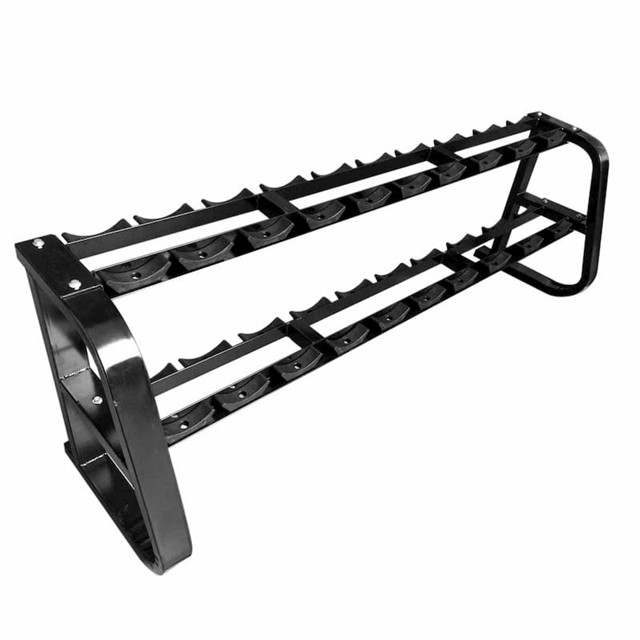 Asitsatsa ƒe Dɔ sesẽwo 2-Tier Dumbbell Rack