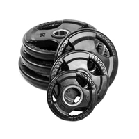 Olimpiyat Barı i&ccedil;in Tri Grip Kau&ccedil;uk Ağırlık Plakaları (1,25KG - 25KG, 5LB - 45LB)
